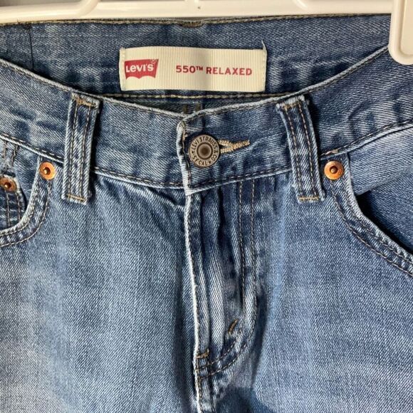 Levi’s 550 27x27, Size 14 Reg. Medium Wash Youth Boys Relaxed Fit - Picture 13 of 16
